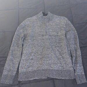 Calvin Klein Men's Zip-Up Sweater in Gray